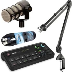 Rode Rodecaster Video S Produktionskonsole Podmic Bundle