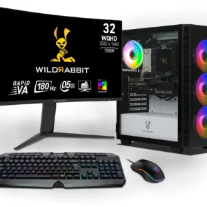 Wildrabbit Ryzen 7 8700F Gaming-PC-Set, RTX 5070, 32 GB, 1 TB SSD