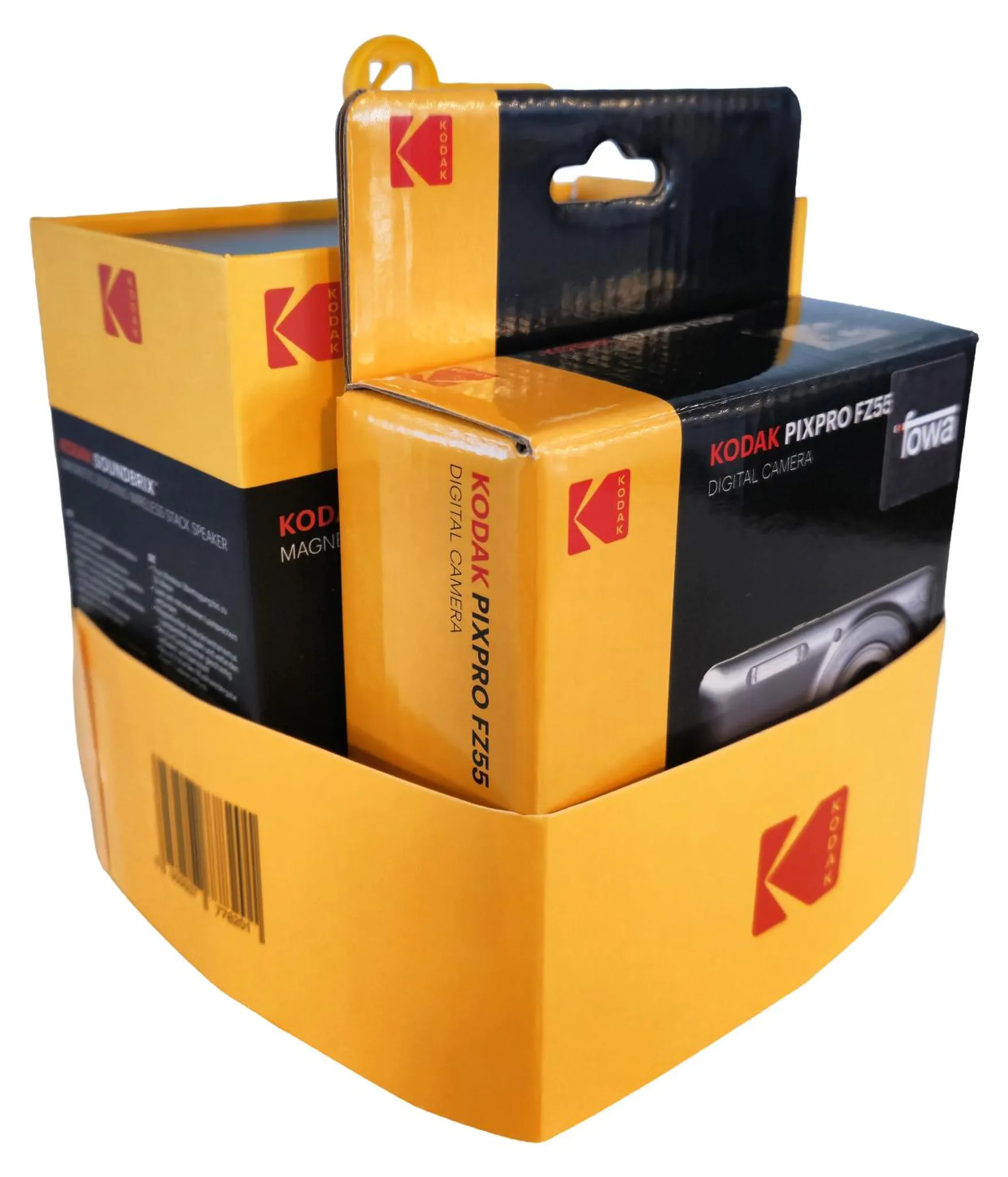 Kodak PIXPRO FZ55 Kompaktkamera, 16 MP CMOS, Schwarz