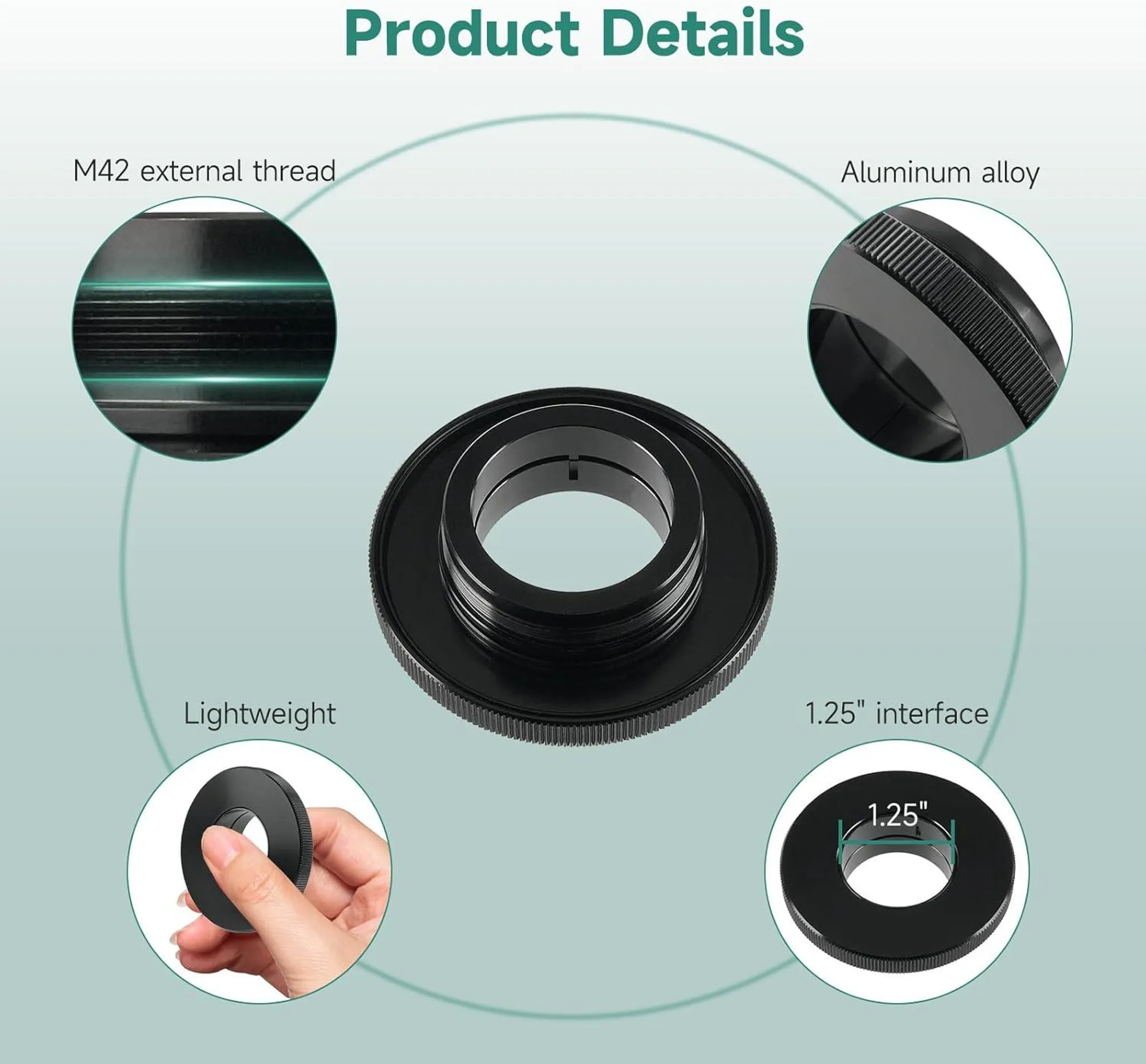 Spektiv SA401 Zoom 25-75 x 100, ED-Objektiv, mit WiFi-Kamera SC001 – Bild 3