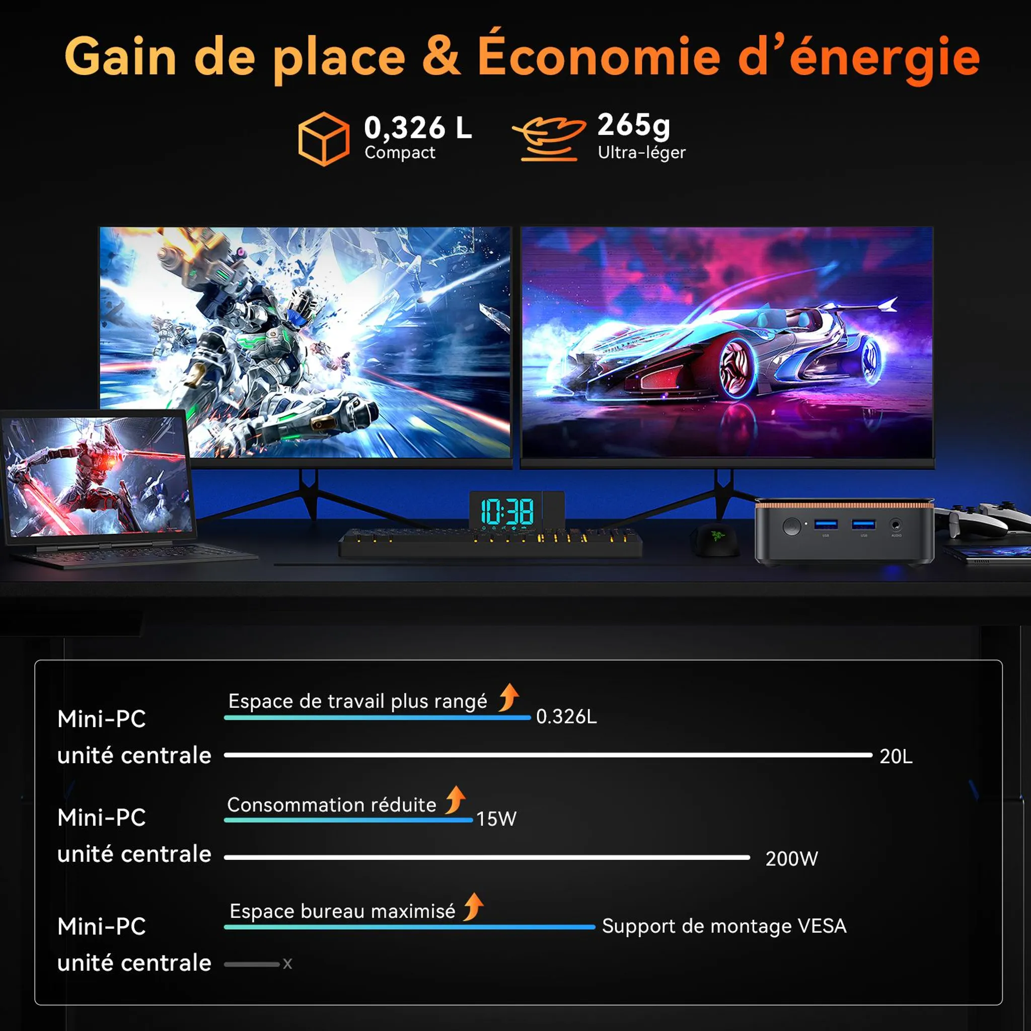 Blackview MP20 Mini-PC, Intel N150, 16 GB RAM, 512 GB SSD, Win 11 Pro – Bild 5