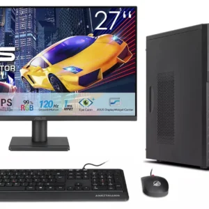 Office-PC-Set Intel Core i5-10400, 16 GB, 480 GB SSD, 27-Zoll-Monitor