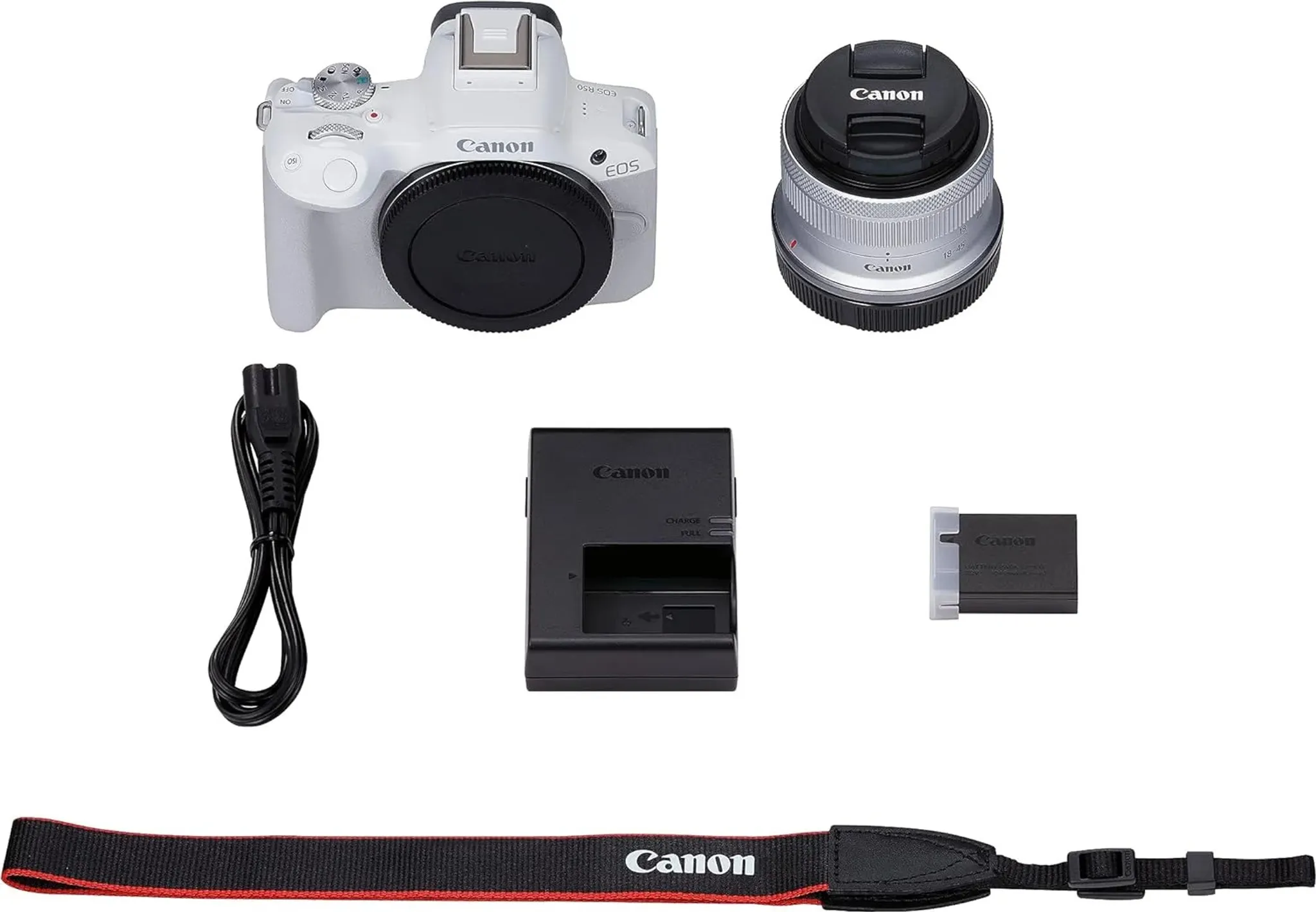 Canon EOS R50, White + RF-S 18-45mm F4.5-6.3 IS STM Kit – Bild 6