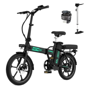 HITWAY BK5SL E-Bike 250 W, 36 V 13 Ah, 100 km, App, City-Pendlerrad