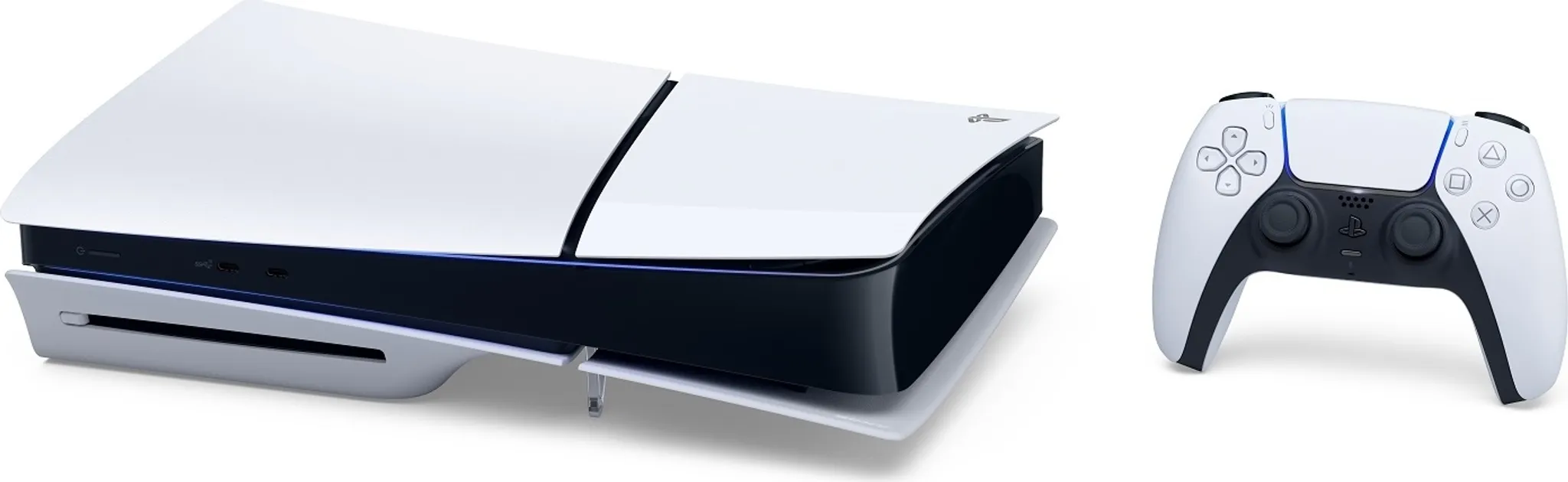 Sony PlayStation 5 Slim Disc Edition, 4K, HDR, 1 TB SSD, Weiß – Bild 8