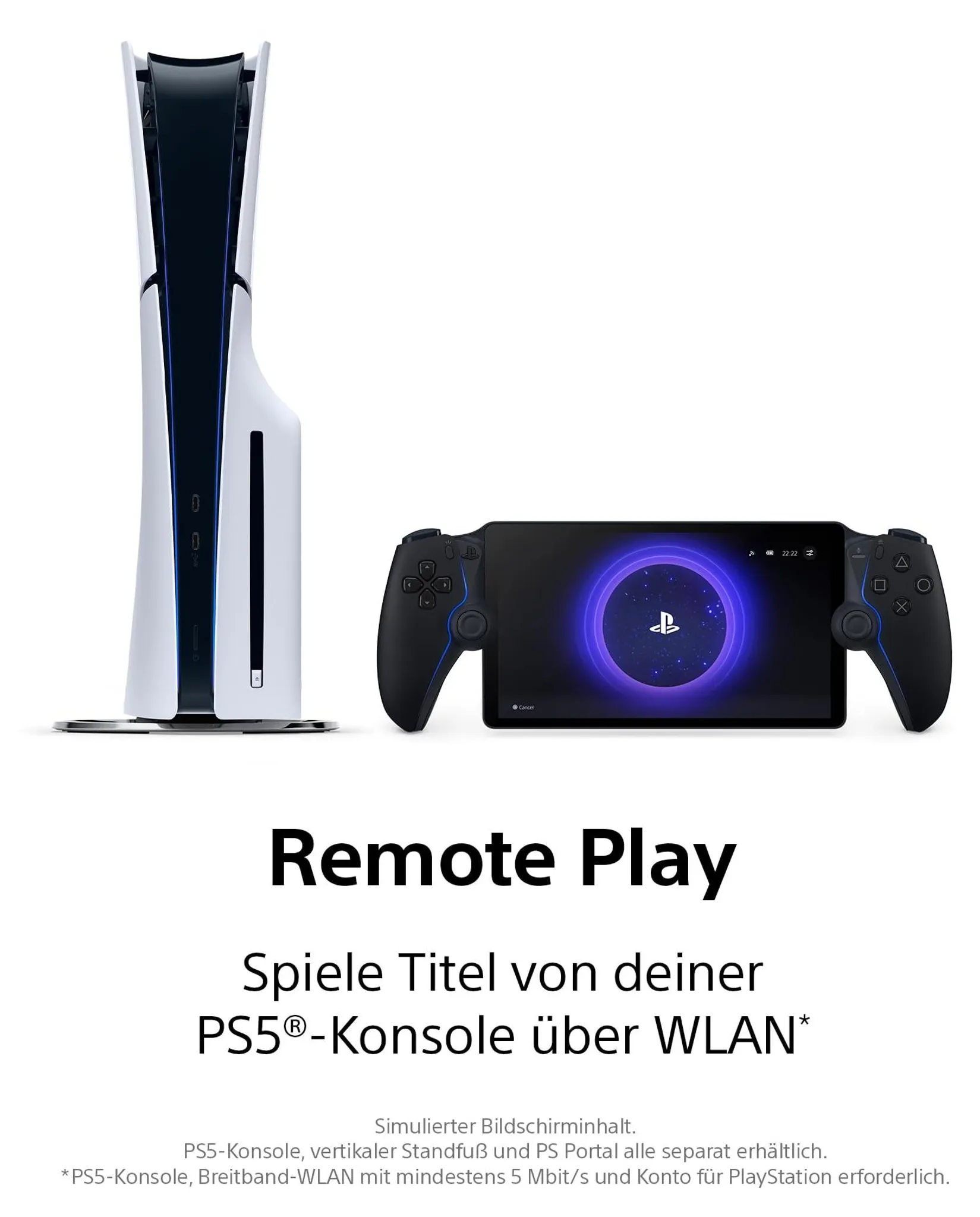 Sony PlayStation Portal PS5 Schwarz