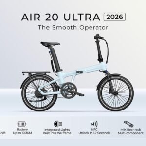 ADO Air20 Ultra 2026 Falt-E-Bike, Bafang 250 W, Riemen, StVZO