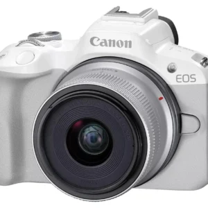Canon EOS R50, White + RF-S 18-45mm F4.5-6.3 IS STM Kit