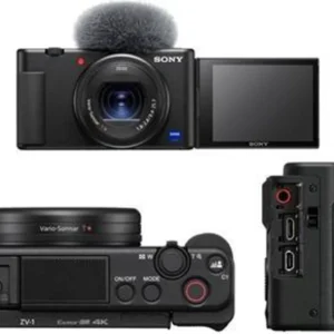 Sony ZV-1 Kompaktkamera 1 Zoll, 20,1 MP CMOS, Schwarz