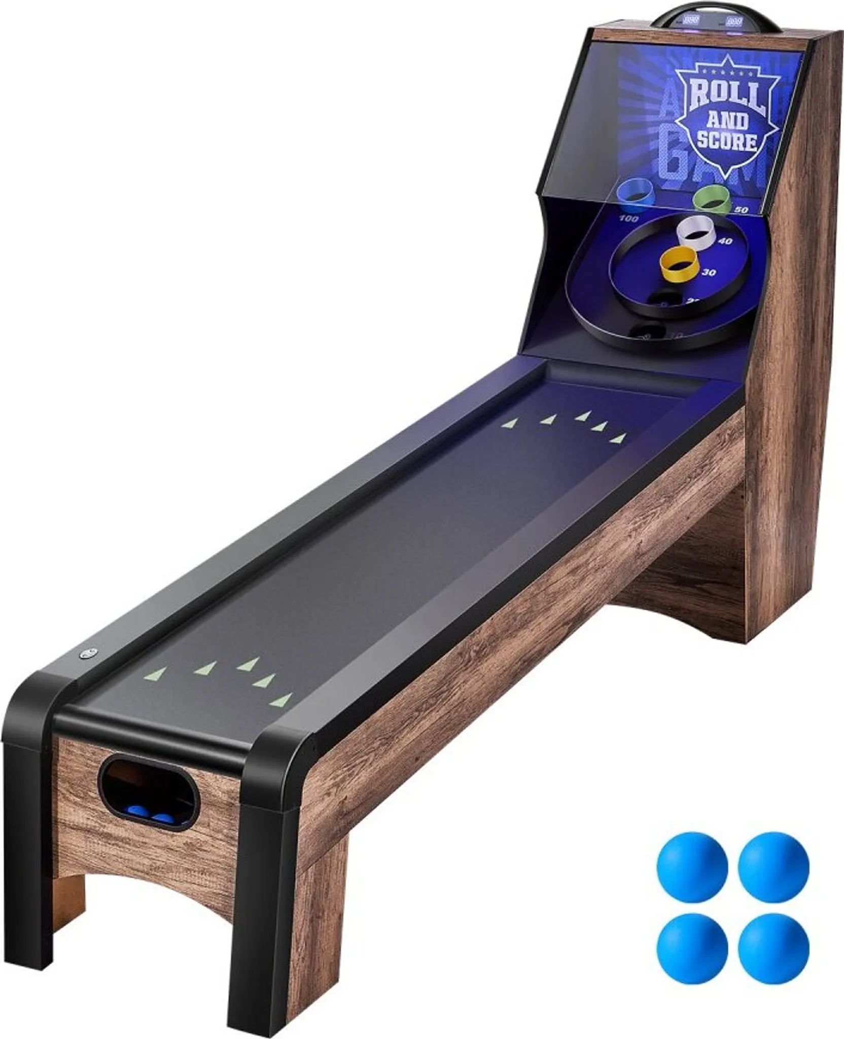 Roll und Score Arcade-Spieltisch 2,74 m mit Punktezähler – Bild 10