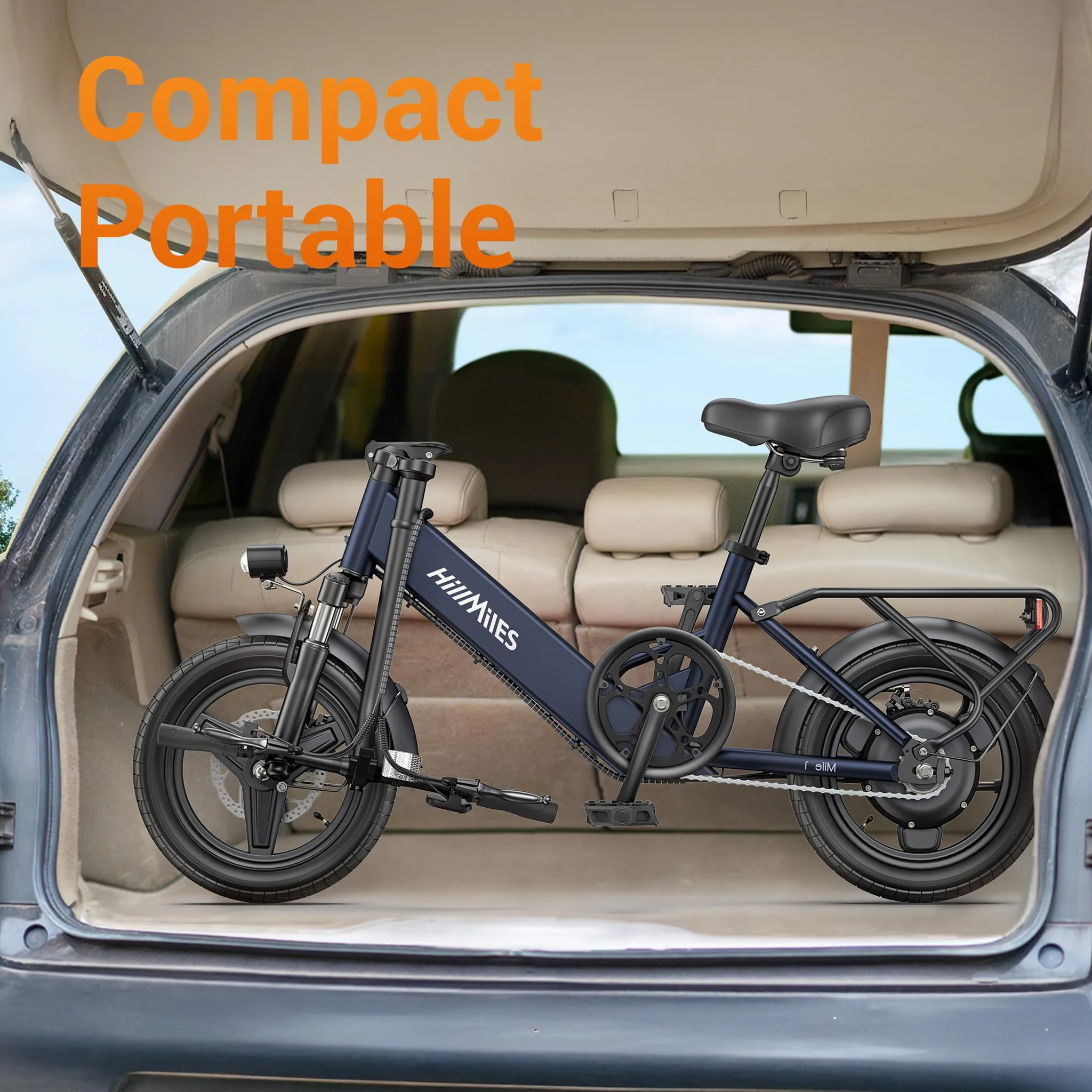 Falt-E-Bike 14 Zoll City-Klapprad, 250 W, 36 V 10 Ah, 65 km – Bild 14