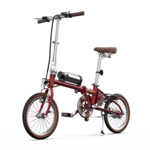 Falt-E-Bike 16 Zoll 36 V 5,2 Ah, 14,5 kg, Retro-Pendlerrad Damen