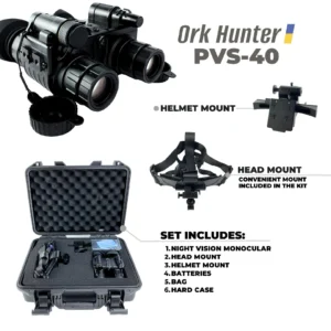 Ork Hunter PVS-40 GEN2+ Nachtsichtfernglas mit Kopfhalterung