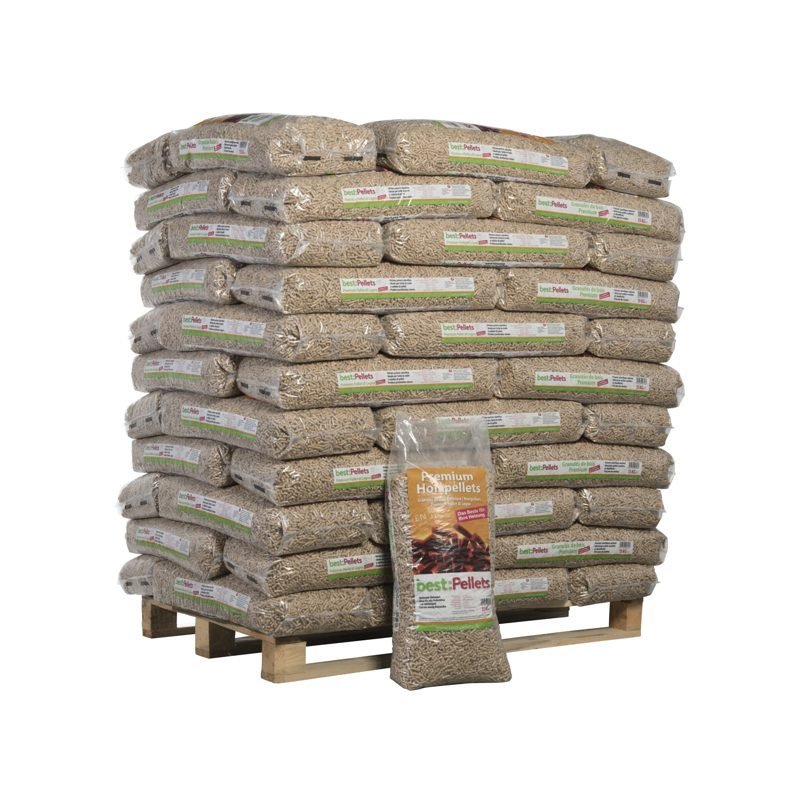 Holzpellets Best:Pellets – Palette mit 66 Säcken à 15 kg (990 kg)
