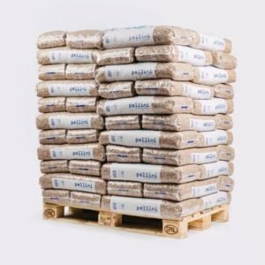 Holzpellets Pellini – Palette mit 66 Säcken à 15 kg (990 kg)