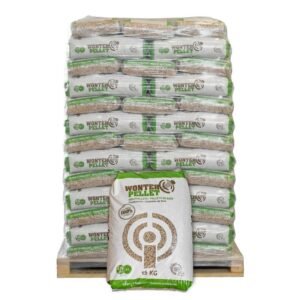 Holzpellets WONTER PELLET – Palette mit 66 Säcken à 15 kg (990 kg)
