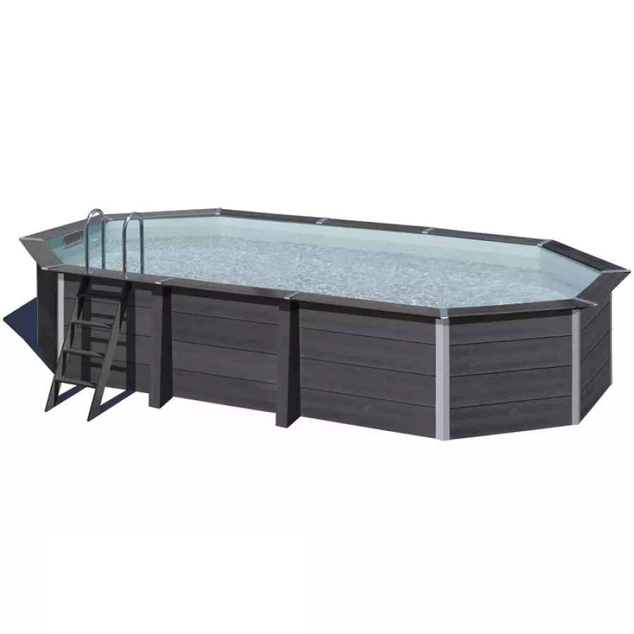 Gré Avantgarde Komposit-Pool oval 6,64 x 3,86 x 1,24 m + LED – Bild 3