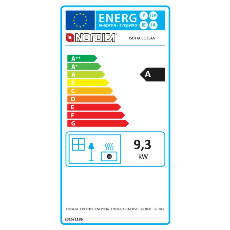 Kaminofen mit Warmhalteplatte Isotta con cerchi – 9,3 kW – Bild 4