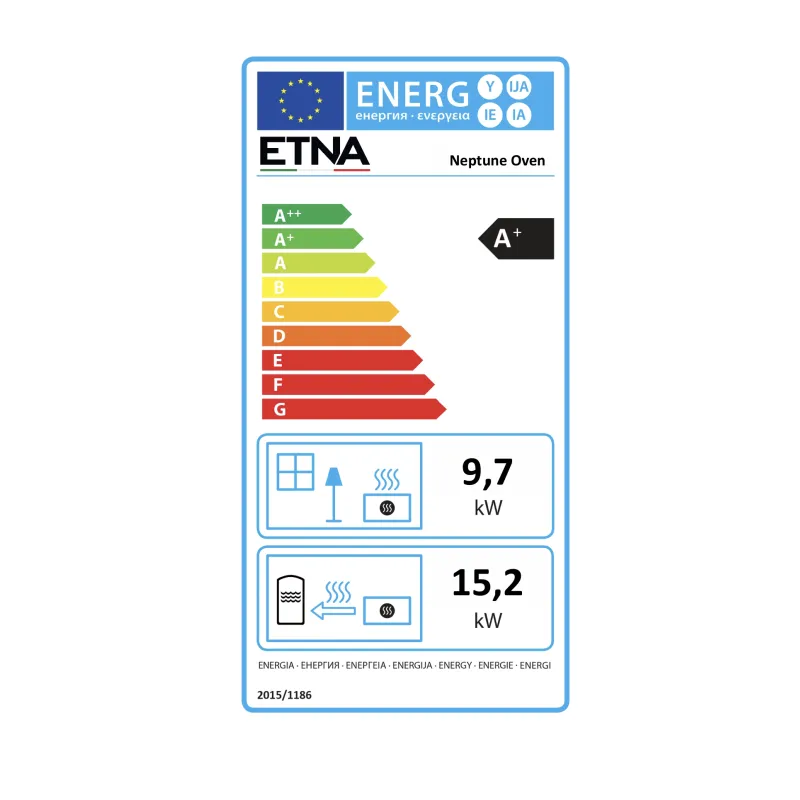 Wasserführender Kaminofen mit Backfach Neptune – 25 kW – Bild 9