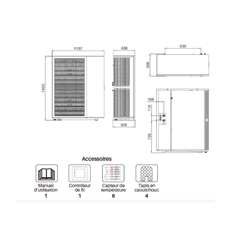 Luft-Wasser-Wärmepumpe 18 kW, einphasig – Bild 5